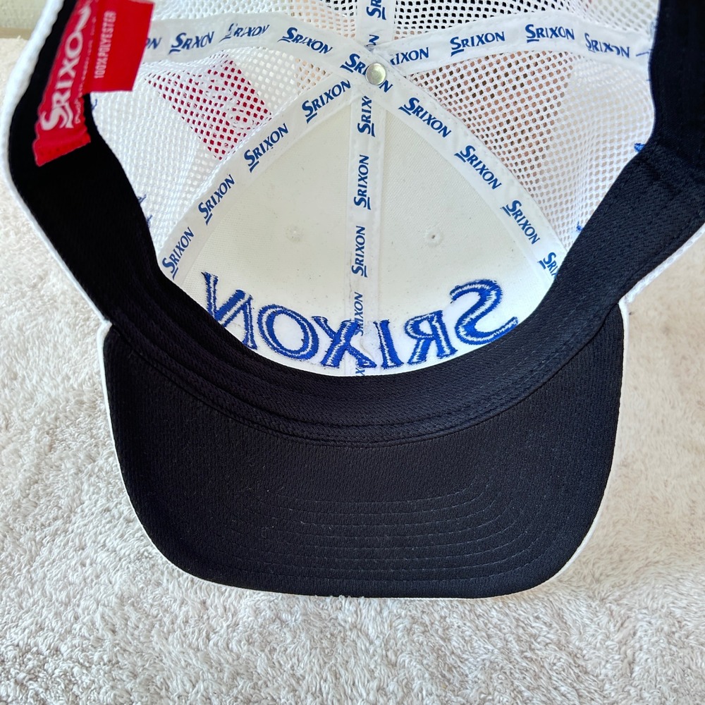 Srixon Tour Original Trucker Cap White Royal Blue Cleveland Golf Hat 11203378 - Picture 7 of 8